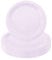 Platos de papel de color lila claro, 16 unidades de platos desechables de color lila claro, 23 cm, platos redondos desechables, platos de fiesta, vajilla desechable, mesa decoraciones, vajilla de