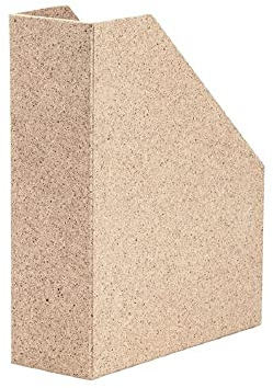 Rössler – S.O.H.O. Stående samlare A4 315 x 260 x 85 mm Cacao | Tidningshållare DIN A4 i robust kartong för tidskrifter, dokument och dokument