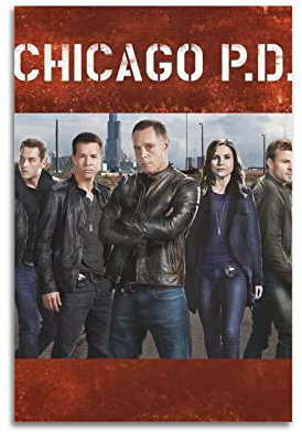 FCYYDS Chicago P.D. Poster TV-Serie Poster Leinwand Poster Wandkunst Druck Ästhetische Raumdekoration Home Office Dekoration 20 x 30 cm Unframe Stil
