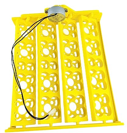 perfk Bandeja de de Huevos con Motor automático, Bandeja giratoria de Huevos, Accesorio de incubación, Bandeja de incubación de Huevos,