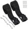 Battery Hold Down Straps 1 x 4ft for Boats,Battery Tie Down with Cam Buckle,Stainless Steel Bracket and SS Screws Used for Cooler,Battery Box,Fuel Tank,Luggage Belt,RV and More