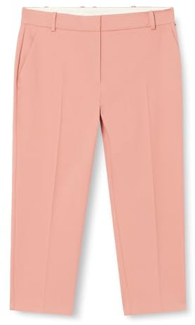 Tommy Hilfiger Pantalon Femme Chino Straight Fit, Rose (Teaberry Blossom), 46