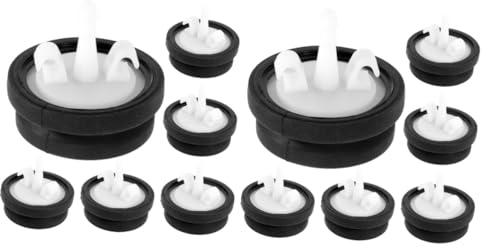 ABOOFAN 10 Stück Schneefräsen-Teile Ersatz-Primer-Glühbirne Schneekehrmaschinen-Zubehör Schneefräse Wesentliche Teile Kleine Primer-Glühbirne Primer-Glühbirne Primer-Glühbirnen