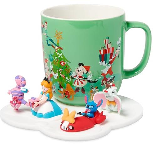 Disney Disney Classics - Juego de taza y posavasos de Navidad