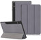 DINGGUAGUA Funda para Tablet Samsung Galaxy Tab S9 FE+ Plus,Galaxy Tab S9 + Plus 12.4 Pulgadas 2023 SM-X610/X616 X810/X816B/X818U,Ultra DelgadoTablet Estuche con Función de Soporte,Gris