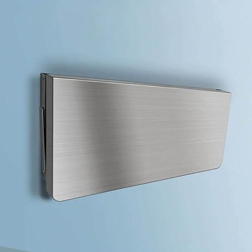 Wandtisch Klappbar - Robuster Platzsparender Klapptisch zur Wandmontage, Hergestellt aus Edelstahl 304, Hält 150 kg Stand, 0,8 mm Dicke Platte (60*40*3cm)