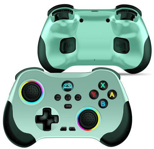 arVin Wireless Controller for Switch/PS3/PS6/Android/iOS/PC Gamepad with Hall Linear Trigger & Rocker/RGB Light/Turbo/Back Key,Support Steaming/Cloud Gaming