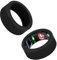 2pcs Silicone Ring Covers Compatible with Oura Ring Gen 3/Samsung Galaxy Ring, Flexible Black Silicone Protective Case Smart Ring Guard Protector for Gym, Fits M Size(11/12/13)