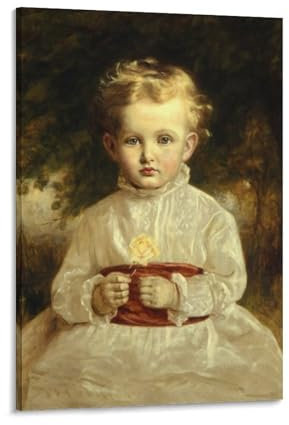 YOOSONG James Archer Poster mit Kinderporträt Frick als Kind, coole Kunstwerke, Gemälde, Wandkunst, Leinwanddrucke, hängende Bilder, Poster, 40 x 60 cm