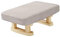 MagiDeal Repose-pieds de canapé avec pieds en bois, petit pouf rembourré et respirant pour salon, bureau, entrée, maison, couleur unie