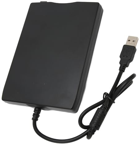 Denash Diskettenleser, Geräuscharmes Externes 3,5-Zoll-Plug-and-Play-Diskettenlaufwerk für PC