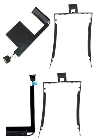 NIGUDEYANG Support de câble de rechange droit et gauche pour disque dur SATA HDD SSD 2,5 pour Lenovo ThinkPad P50 P51 Series DC02C007B10 00UR835 DC02C007C10 00UR836