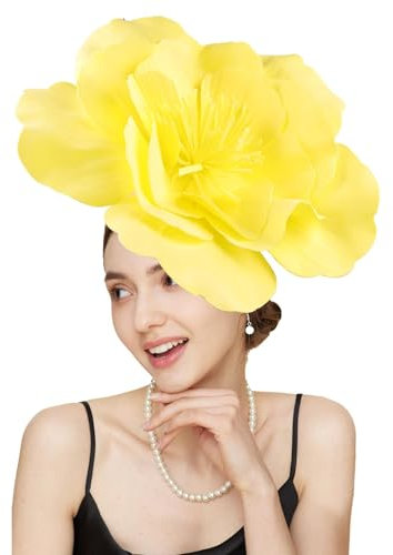 Fascinator Hut Damen Hochzeit Haarschmuck Schleier Hut Mädchen Tea Party Kopfbedeckung Damen Pillbox Hut Blume Mesh Feder Hut für Party Kirche Hochzeit Cocktail