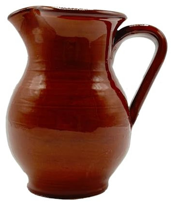 Enamelled Terracotta Jug - Height 11 cm Made in Italy
