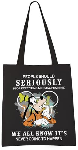 JNIAP Goofy Tragetasche Goofy Fans Geschenk Goofy Merchandise Geschenk Cartoon Film inspiriertes Geschenk, Ernsthaft, 28 Inches