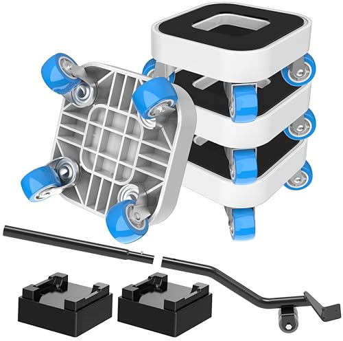 New Upgrade Furniture Sliders - Furniture Movers with Wheels & Groove
