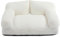 Hollypet Katzenbett Kleines Hundebett, Flauschiges Plüsch Katzensofa für Katzen und Welpen, Weiches Schlafsofa für Haustiere Atmungsaktives Haustierbett, Beige