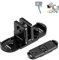 PULUZ Adaptador de base de trípode plegable magnético para GoPro Hero 12 11 10 9 8 Max, compatible con trípode, palo selfie y otros accesorios de cámara