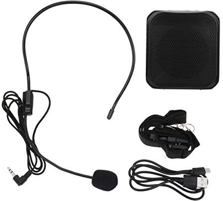 HOMOBABE Amplificateur Vocal sans Fil Portable avec Micro Haut-Parleur Et Ceinture pour Transport Facile