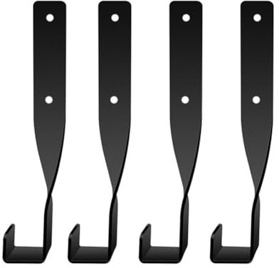 Kueohse Supporto da parete per motoseghe zaino ventole telaio accessori parete garage gancio per diserbante e decespugliatore filo 4 pezzi