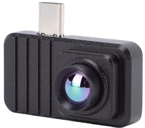 Luocute Smartphone-Wärmebildkamera, Typ C Plug-and-Play Thermal 45 USB Cam mit 160 X 120 Auflösung, Wärmebildkameras für Smartphones Computer 45 USB Cam