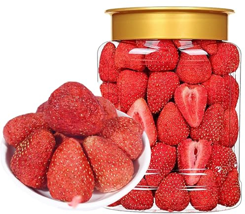 Fraises lyophilisées, 260 g, délicieuses sans additifs, fraises séchées