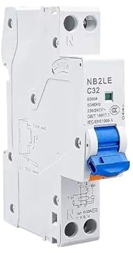 Disjoncteur différentiel NB2LE 1P+N, protection contre les fuites, 0,03 A, 30 mA, 6 A, 10 A, 16 A, 20 A, 25 A, 32 A, 40 A(32A)