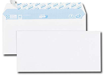 GPV 517 Briefumschläge, DL, 110 x 220 mm, weiß, ohne Fenster
