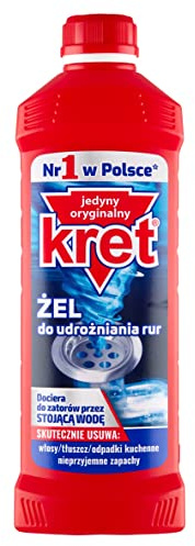 KRET unclogging Rohre Gel 500 ml – Entfernt unangenehmen Geruch