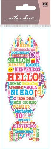 EK Success Sticko-Sticker Hello Fish