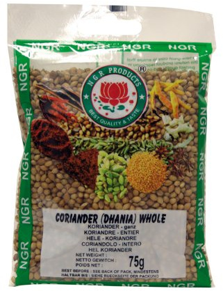 NGR 2er Pack Koriander - ganz - 75g Coriander (Dhania) Whole
