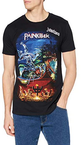 Rock Off - T-shirt Homme Judas Priest Painkiller - Noir (Black) - Small