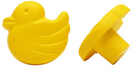Möbelknopf Schrankknopf fürs Kinderzimmer Modell Gelbe Ente Gesamtbreite 35mm