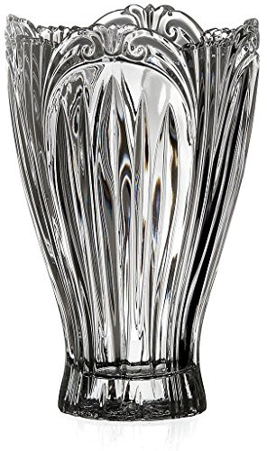 Vase Blumenvase Silvia Transparent H 22 cm Kristallglas Tischvase Tischdeko Hochzeitdeko