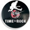 DISC'O'Clock Shallplattenuhr Time to Rock - Lautlos Wanduhr, einfach aufzuhängen. 100% Made in Italy Handwerkliches Produkt