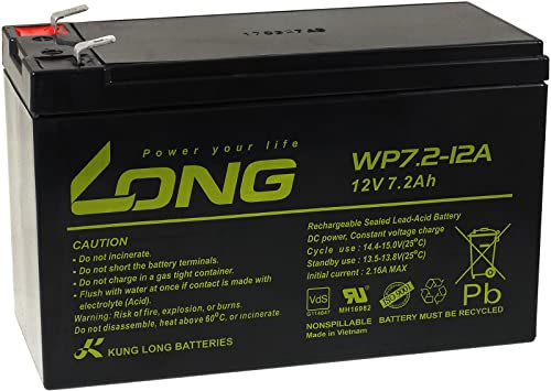 KungLong Ersatzakku für USV APC Back-UPS CS 350, 12V, Lead-Acid