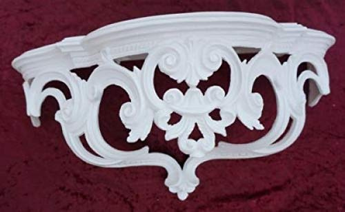 artissimo Barock, Konsole, Wandkonsole, Weiß, BAROCK Spiegelkonsole, Antik Ornament Cp72, 50x20x24