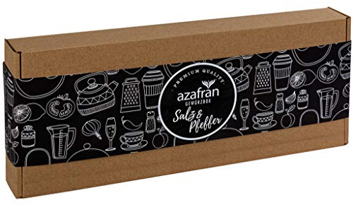 Azafran BIO Pfeffer und Salz Geschenk Set / Geschenkbox