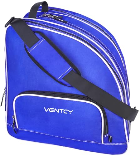 VENTCY Inliner Tasche, Skischuhtasche Kinder, Rollschuhe Tasche, Tasche für Inliner, Eislauf Inliner Tasche Kinder, Rollschuhe Tasche, Skatertasche für Kinder/Erwachsene Blau