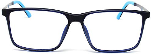 Lesebrille Anti-Blaulicht für Herren und Damen Blaulichtfilter Computer Lesehilfe Federscharnier Tr Brille(Blau，+3.5）