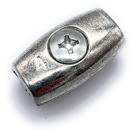 10 Stk. Drahtseilklemme Eiform Ø 5 mm [ Größe Wählbar 2-6mm] Seilklemme für Drahtseile aus Stahl Verzinkt (Stahl, verzinkt, 5mm)