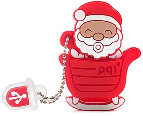 BorlterClamp Süßer USB-Stick Weihnachtsmann Stil 32GB Neujahr Weihnachten Geschenke Christmas Neuheit Speicherstick USB-Flash-Laufwerk