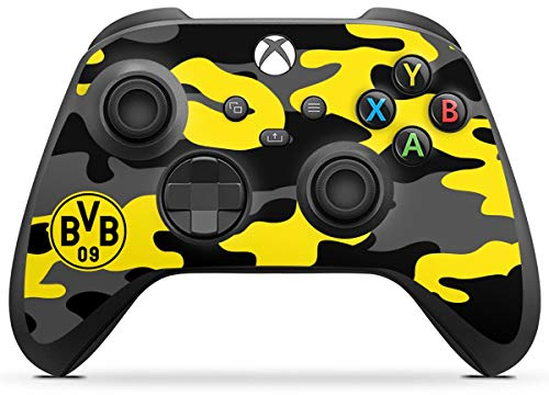 DeinDesign Skin kompatibel mit Microsoft Xbox Series X Controller Folie Sticker BVB Borussia Dortmund Fanartikel
