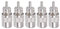 TUOLNK PL-259 Crimp Connector UHF Stecker Adapter für RG58 RG400 3D-FB RF SO239 Crimp Coax Adapter PL259 Stecker kompatibel mit Ham Radio Versilberung 5Stuck