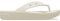 Crocs Women's Classic Platform Flip W Clog, Bone, 4 UK