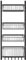 Navaris Over The Door Pantry Organiser - Hanging Spice Rack for Pantry Door - 4 Basket Shelves and Hooks - Wire Metal Kitchen Storage Organisation