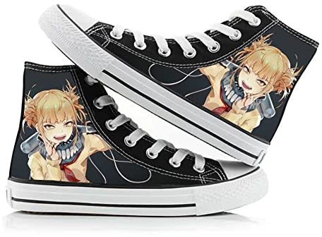 Zhongkaihua My Hero Academia Canvas Schuhe MHA Merch Anime Figuren Gedruckt Casual High-Top Schuhe Mode Turnschuhe Sport Sneaker für Damen Herren, 3 5, 41 EU