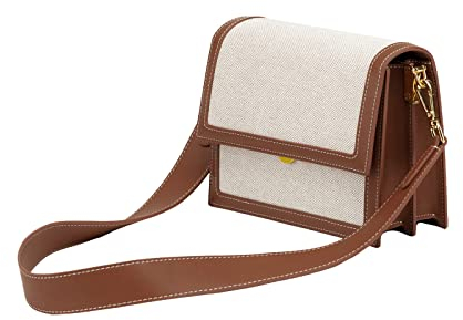 JW PEI Mini Flap Damen Umhängetaschen - Beige Leinwand