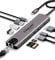 Lemorele Aluminiumgehäuse USB-C Hub Docking Station11-in-1-4K@60Hz HDMI, Gigabit Ethernet, 100W PD, 4X USB-A, USB-C Datenport, SD/TF für MacBook/Windows, iPad, Switch, Steam Deck, Chromecast