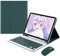 ERY Cover Tastiera per Lenovo Tab P12 PRO (TB-Q706F /TB-Q706Z) Tablet da 12.6'' con Mouse Sottile Leggera Custodia Folio Stand, Tastiera Italiana Wireless Magnetica Staccabile,Verde